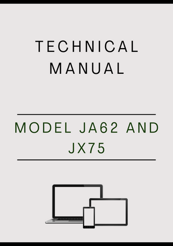MODEL JA62 AND JX75 WALK-BEHIND ROTARY MOWER TECHNICAL MANUAL - PDF