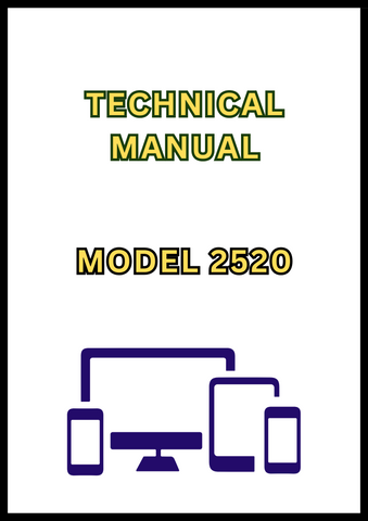 MODEL 2520 COMPACT UTILITY TRACTOR TECHNICAL MANUAL - PDF