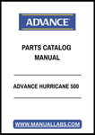 ADVANCE HURRICANE 500 PARTS CATALOG MANUAL - PDF FILE