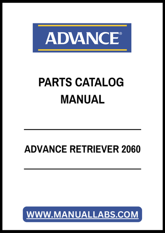 ADVANCE RETRIEVER 2060 PARTS CATALOG MANUAL - PDF FILE