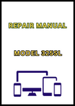MODEL 325SL BACKHOE LOADER REPAIR MANUAL - PDF