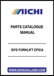 BYD FORKLIFT EPS14 PARTS CATALOGUE MANUAL - PDF FILE