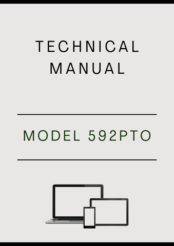 MODEL 592PTO HARVESTER GEAR BOX COMPONENT TECHNICAL MANUAL - PDF