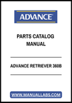 ADVANCE RETRIEVER 360B PARTS CATALOG MANUAL - PDF FILE
