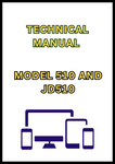 MODEL 510 AND JD510 BACKHOE LOADER TECHNICAL MANUAL - PDF