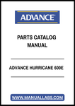 ADVANCE HURRICANE 600E PARTS CATALOG MANUAL - PDF FILE