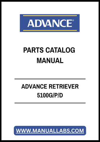 ADVANCE RETRIEVER 5100G/P/D PARTS CATALOG MANUAL - PDF FILE