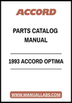 1993 ACCORD OPTIMA PARTS CATALOG MANUAL – PDF FILE