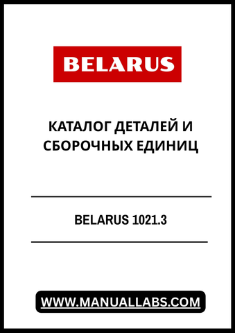 BELARUS 1021.3 КАТАЛОГ ДЕТАЛЕЙ И СБОРОЧНЫХ ЕДИНИЦ - PDF FILE
