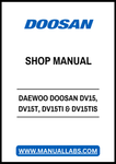 DAEWOO DOOSAN DV15, DV15T, DV15TI & DV15TIS DIESEL ENGINE SHOP MANUAL - PDF FILE