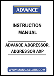 ADVANCE ADGRESSOR, ADGRESSOR AXP INSTRUCTION MANUAL – PDF FILE