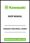 KAWASAKI 70ZIII WHEEL LOADER SHOP MANUAL - PDF FILE