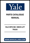 YALE MPW 060 / 080CN LIFT TRUCK PARTS CATALOGUE MANUAL - PDF FILE