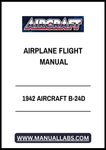 1942 AIRCRAFT B-24D AIRPLANE FLIGHT MANUAL - PDF FILE