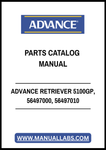 ADVANCE RETRIEVER 5100GP, 56497000, 56497010 PARTS CATALOG MANUAL - PDF FILE
