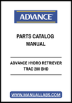 ADVANCE HYDRO RETRIEVER TRAC 280 BHD PARTS CATALOG MANUAL - PDF FILE