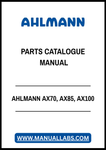 AHLMANN AX70, AX85, AX100 PARTS CATALOGUE MANUAL - PDF FILE