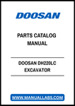 DOOSAN DH220LC EXCAVATOR PARTS CATALOG MANUAL - PDF FILE