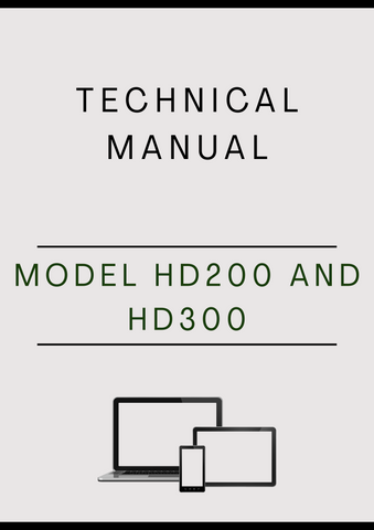 MODEL HD200 AND HD300 ATTACHMENT FOR PROGATOR UTILITY VEHICLE TECHNICAL MANUAL - PDF