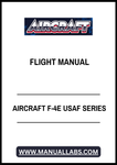 AIRCRAFT F-4E USAF SERIES FLIGHT MANUAL - PDF FILE