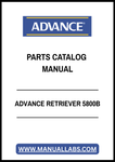 ADVANCE RETRIEVER 5800B PARTS CATALOG MANUAL - PDF FILE