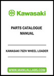 KAWASAKI 70ZIV WHEEL LOADER PARTS CATALOGUE MANUAL - PDF FILE
