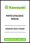 KAWASAKI 70ZⅣ-2 ENGINE PARTS CATALOGUE MANUAL - PDF FILE