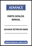 ADVANCE RETRIEVER 6600G PARTS CATALOG MANUAL - PDF FILE