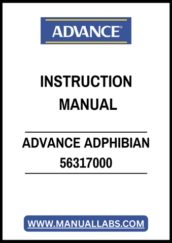 ADVANCE ADPHIBIAN 56317000 INSTRUCTION MANUAL – PDF FILE