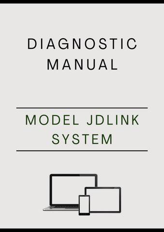 MODEL JDLINK SYSTEM DIAGNOSTIC MANUAL - PDF