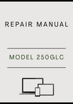 MODEL 250GLC CRAWLER EXCAVATOR REPAIR MANUAL - PDF