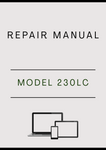 MODEL 230LC CRAWLER EXCAVATOR REPAIR MANUAL - PDF