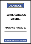 ADVANCE ADVAC 12 PARTS CATALOG MANUAL – PDF FILE