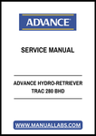 ADVANCE HYDRO-RETRIEVER TRAC 280 BHD SERVICE MANUAL - PDF FILE