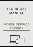 MODEL SERVICE ADVISOR MACHINE CONNECTION INFORMATION TECHNICAL MANUAL - PDF
