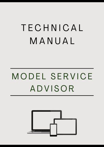 MODEL SERVICE ADVISOR MACHINE CONNECTION INFORMATION TECHNICAL MANUAL - PDF