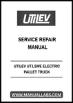 UTILEV UT1.5WE ELECTRIC PALLET TRUCK SERVICE REPAIR MANUAL - PDF FILE