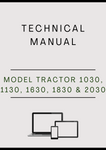 MODEL TRACTOR 1030, 1130, 1630, 1830 AND 2030 MECHANICAL FRONT WHEEL DRIVE TECHNICAL MANUAL - PDF