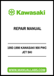 1992-1998 KAWASAKI 900 PWC JET SKI REPAIR MANUAL - PDF FILE