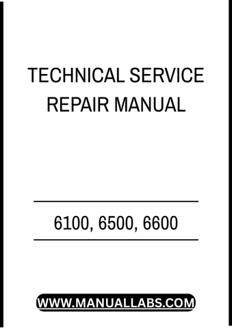 MODEL 6100, 6500, 6600 SELF-PROPELLED SPRAYER TECHNICAL SERVICE REPAIR MANUAL - PDF FILE