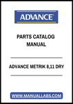 ADVANCE METRIK 8,11 DRY PARTS CATALOG MANUAL - PDF FILE