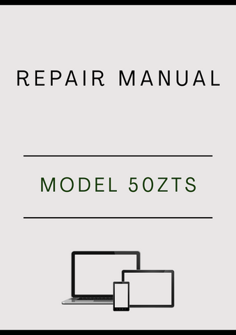 MODEL 50ZTS COMPACT EXCAVATOR REPAIR MANUAL - PDF