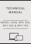 MODEL 100S, BPV 35S, BPV 50S AND BPV 70S HYDRAULIC PUMP TECHNICAL MANUAL - PDF
