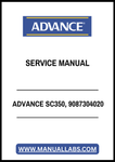 ADVANCE SC350, 9087304020 SERVICE MANUAL - PDF FILE