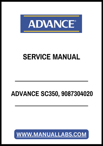 ADVANCE SC350, 9087304020 SERVICE MANUAL - PDF FILE