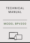 MODEL BPV200 HYDRAULIC PUMP TECHNICAL MANUAL - PDF