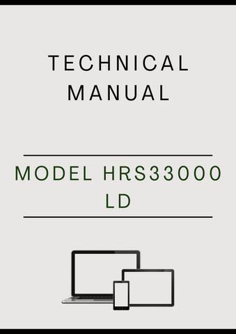 MODEL HRS33000 LD POWERSHIFT TRANSMISSION COMPONENT TECHNICAL MANUAL - PDF