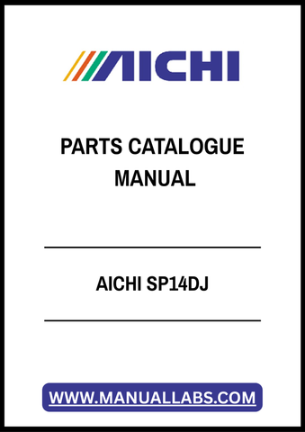 AICHI SP14DJ PARTS CATALOGUE MANUAL - PDF FILE