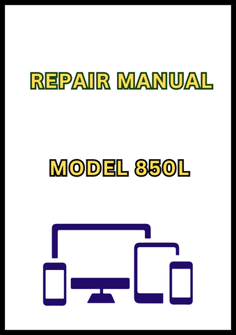 MODEL 850L CRAWLER DOZER REPAIR MANUAL - PDF