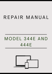 MODEL 344E AND 444E WHEEL LOADER REPAIR MANUAL - PDF